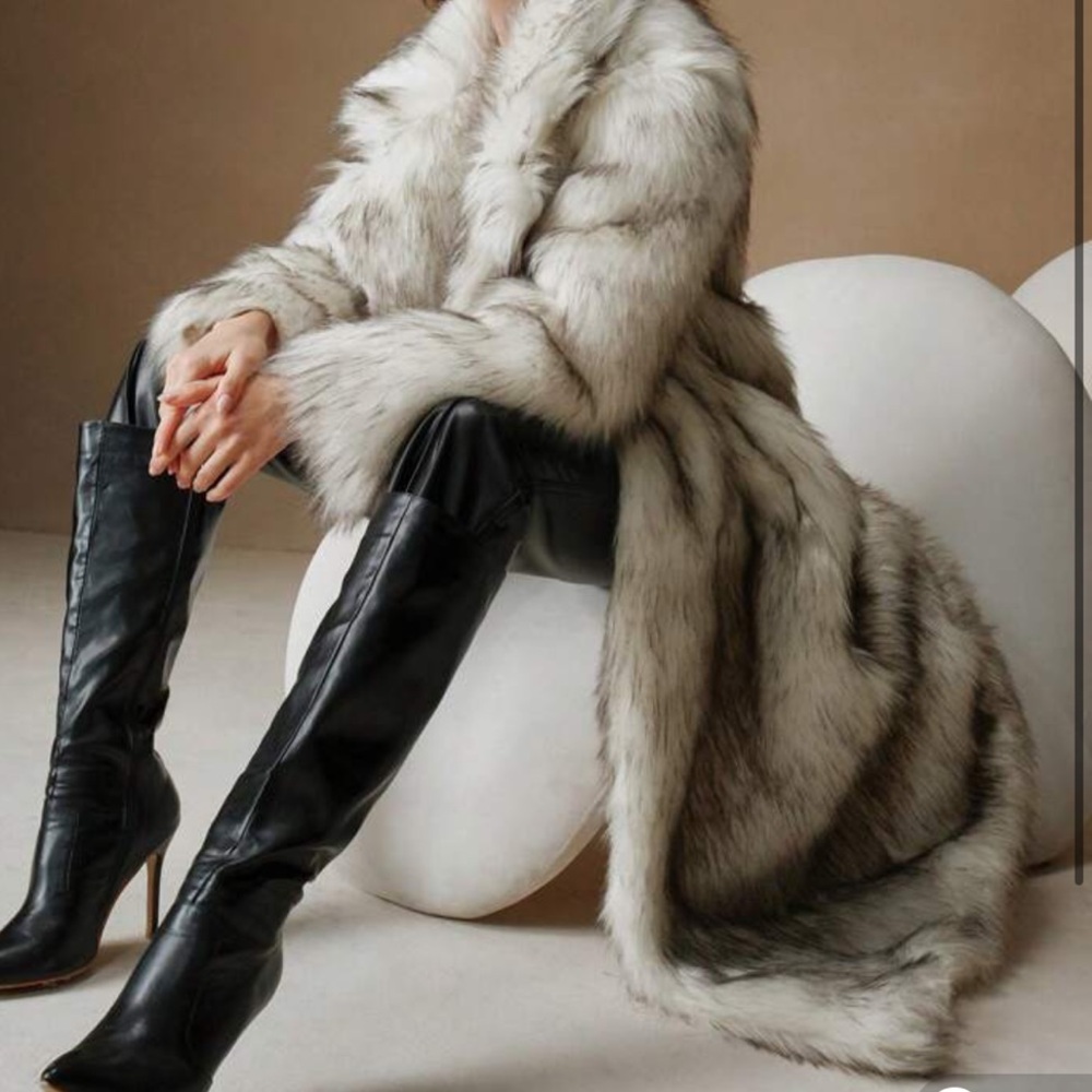 SHEIN Faux Fur Coat